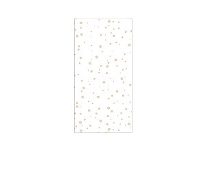 Painel De Festa Vertical 1,00 x 2,00 - Branco com Poás Bege 026