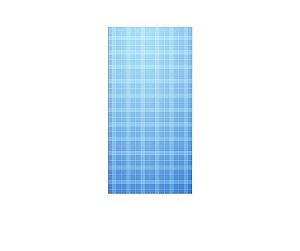Painel De Festa Vertical 1,00 x 2,00 - Camadas Xadrez Degradê Azul 038