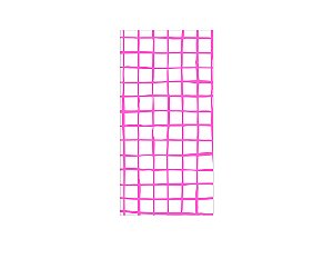 Painel De Festa Vertical 1,00 x 2,00 - Estampa Grid Quadriculado Rosa 074