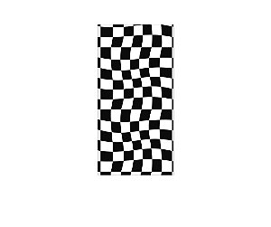 Painel De Festa Vertical 1,00 x 2,00 - Estampa Quadriculado Retrô Preto e Branco 081