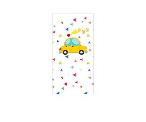 Painel De Festa Vertical 1,00 x 2,00 - Carrinhos Cute no Cruzamento 015