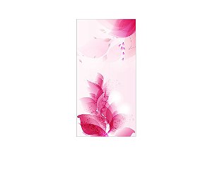Painel De Festa Vertical 1,00 x 2,00 - Dia das Mulheres Floral Rosa Elegante 041