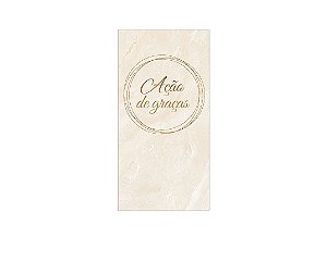 Painel De Festa Vertical 1,00 x 2,00 - Ação de Graças Bege Frame Dourado 122