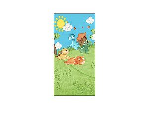 Painel De Festa Vertical 1,00 x 2,00 - Dinossauros Baby Cute 002