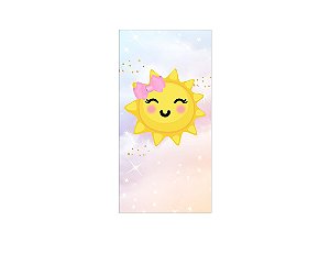 Painel De Festa Vertical 1,00 x 2,00 - Solzinho Cute Candy 007