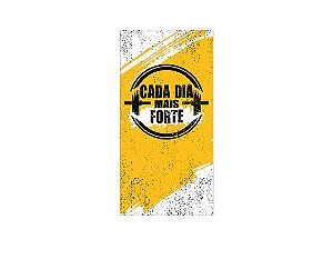 Painel De Festa Vertical 1,00 x 2,00 - Academia Amarela 012