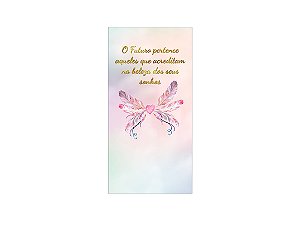 Painel De Festa Vertical 1,00 x 2,00 - Filtro dos Sonhos Aquarela Rosa 019