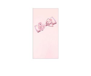 Painel De Festa Vertical 1,00 x 2,00 - Laço Rosa Cute 064