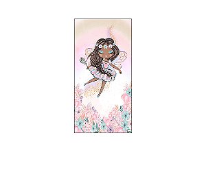 Painel De Festa Vertical 1,00 x 2,00 - Fadinha Cute 009