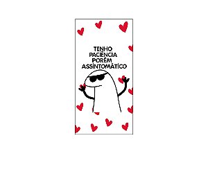 Painel De Festa Vertical 1,00 x 2,00 - Flork Assintomático Corações 001