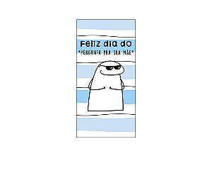 Painel De Festa Vertical 1,00 x 2,00 - Flork Dia dos Pais Azul 006