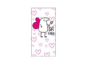 Painel De Festa Vertical 1,00 x 2,00 - Flork Fada Rosa 014