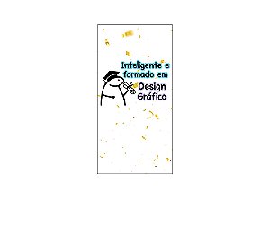Painel De Festa Vertical 1,00 x 2,00 - Flork Formatura Design Gráfico 020
