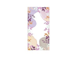 Painel De Festa Vertical 1,00 x 2,00 - Flores e Folhagens 007