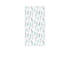 Painel De Festa Vertical 1,00 x 2,00 - Flor de Lavanda Aquarela 047