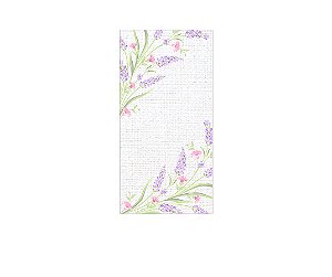 Painel De Festa Vertical 1,00 x 2,00 - Flores de Lavanda Aquarela 058