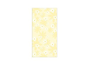 Painel De Festa Vertical 1,00 x 2,00 - Margaridas Fundo Amarelo 071