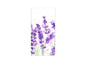 Painel De Festa Vertical 1,00 x 2,00 - Flores Lavandas Aquarela 103