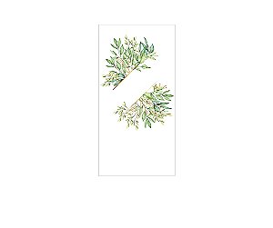 Painel De Festa Vertical 1,00 x 2,00 - Belas Folhagens Verdes 126
