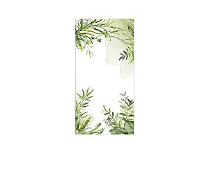 Painel De Festa Vertical 1,00 x 2,00 - Folhagens Verdes Efeito Marmorizado 128