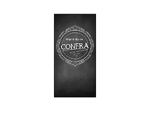 Painel De Festa Vertical 1,00 x 2,00 - Hoje é dia de Confra Chalkboard 029