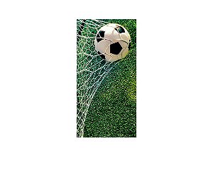 Painel De Festa Vertical 1,00 x 2,00 - Bola de Futebol Estádio Realista 004