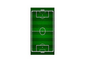 Painel De Festa Vertical 1,00 x 2,00 - Campo de Futebol 005