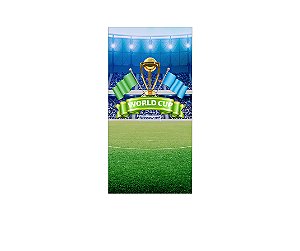 Painel De Festa Vertical 1,00 x 2,00 - Futebol Copa do mundo 019