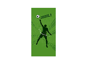 Painel De Festa Vertical 1,00 x 2,00 - Futebol Jogador Verde 023