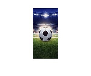 Painel De Festa Vertical 1,00 x 2,00 - Bola e Campo de Futebol 027