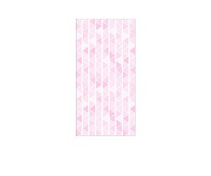 Painel De Festa Vertical 1,00 x 2,00 - Efeito Geométrico Triangulares Rosa 019