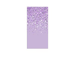 Painel De Festa Vertical 1,00 x 2,00 - Efeito Glitter Lilás 016