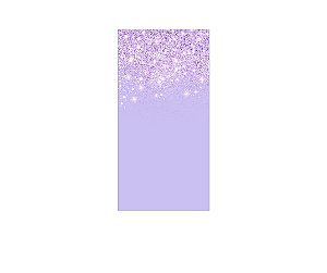 Painel De Festa Vertical 1,00 x 2,00 - Efeito Glitter Lilás 047
