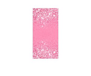 Painel De Festa Vertical 1,00 x 2,00 - Efeito Glitter Rosa Brilhante 049