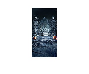 Painel De Festa Vertical 1,00 x 2,00 - Halloween Noite de Lua Cheia 005