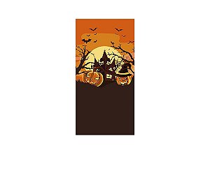 Painel De Festa Vertical 1,00 x 2,00 - Halloween Abóboras 013