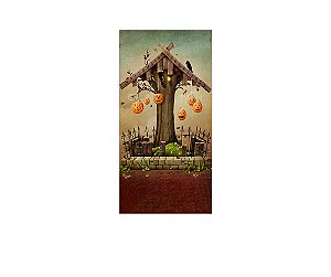 Painel De Festa Vertical 1,00 x 2,00 - Loja de Halloween 022