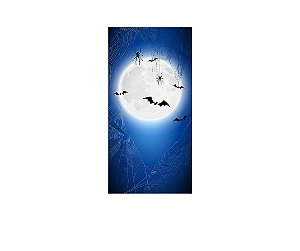 Painel De Festa Vertical 1,00 x 2,00 - Halloween Noite de Lua Cheia 024