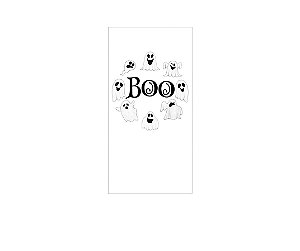 Painel De Festa Vertical 1,00 x 2,00 - Halloween Boo Fantasmas 040