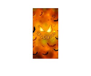 Painel De Festa Vertical 1,00 x 2,00 - Halloween Olhos de Fantasmas 047