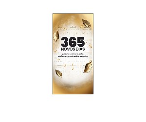 Painel De Festa Vertical 1,00 x 2,00 - Igreja 365 Dias Folhas Douradas 069