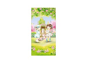 Painel De Festa Vertical 1,00 x 2,00 - Jardim de Bonecas 008