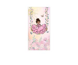 Painel De Festa Vertical 1,00 x 2,00 - Princesa no Jardim 024