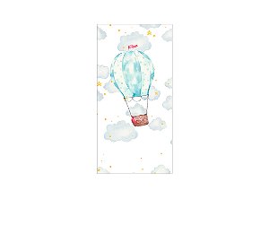 Painel De Festa Vertical 1,00 x 2,00 - Balão Aquarela  001