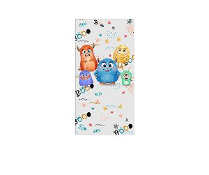 Painel De Festa Vertical 1,00 x 2,00 - Monstrinhos Festeiros Cute 002