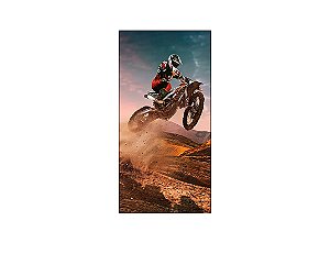 Painel De Festa Vertical 1,00 x 2,00 - Motocross Realista 002