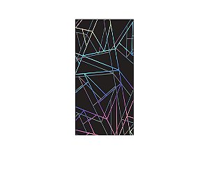 Painel De Festa Vertical 1,00 x 2,00 - Riscos Coloridos Efeito Neon 013