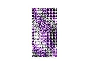Painel De Festa Vertical 1,00 x 2,00 - Efeito Lantejoulas Roxo e Prateado 010