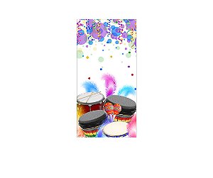 Painel De Festa Vertical 1,00 x 2,00 - Folia de Carnaval 025