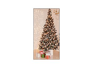 Painel De Festa Vertical 1,00 x 2,00 - Árvore de Natal 007